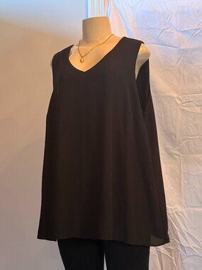Cato Black Sleeveless Tank Blouse Women's 18/20